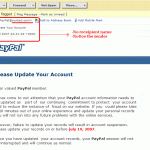 Scam Email From Sender Named "PayPal"